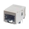 Molex 93753 Series RJ45 Connector Female Panel Mount Shielded Right Angle 2 Port 8 Way