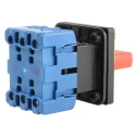 Kraus & Naimer 3-Pole Panel Mount Isolator Switch, IP65, Red Handle, 63A, 22 kW, 690V AC KG64.T203/GBA016.E