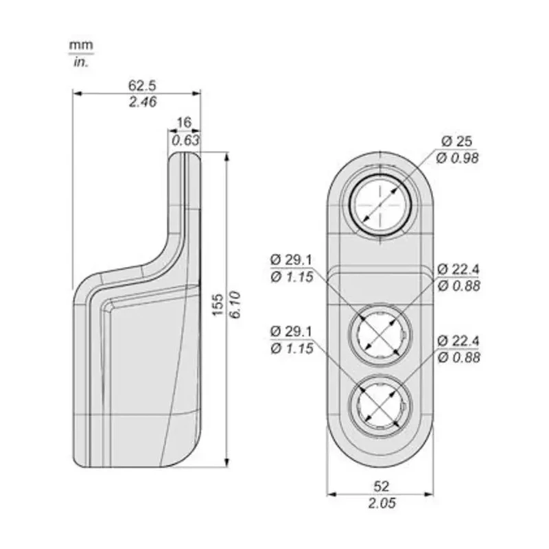 Schneider Electric Retaining Relay Clip for RSZ Series Relay Sockets Harmony Relay RSB RSZR215
