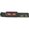Wera 9 Piece L Metric Hex Key Set, Hex Size 2 to 8 mm, Stainless Steel, Long Arm, Hex Ball End 05004173001