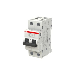ABB System Pro M Compact S200 Miniature Circuit Breaker, 1-Pole, 1.6A, Type D, 400V AC, 6 kA Breaking 2CDS251103R0971