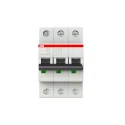 ABB System Pro M Compact S200 Miniature Circuit Breaker, 3-Pole, 2A, Type Z, 400V AC, 6 kA 2CDS253001R0278 S203 Z 2A - 10 KA