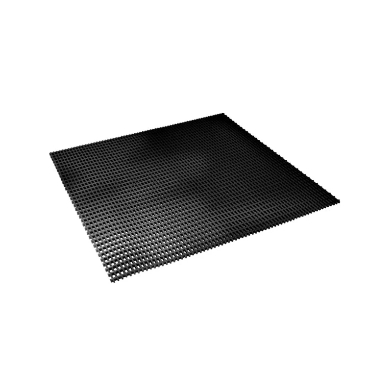 Coba Europe Black Anti-Slip Polyvinyl Chloride Mat Cross Ribbed Finish 5 m x 900 mm x 12 mm CE010905