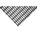 Coba Europe Black Anti-Slip Polyvinyl Chloride Mat Cross Ribbed Finish 5 m x 900 mm x 12 mm CE010905