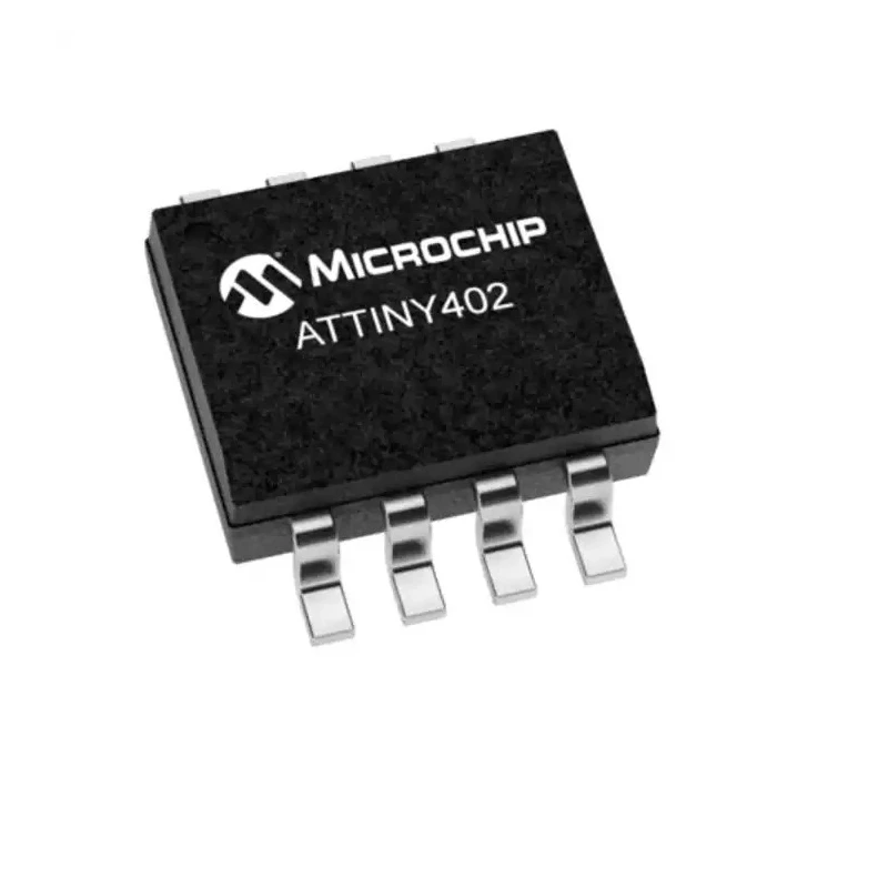 Microchip 8-bit AVR Microcontroller ATTINY402-SSN, 20 MHz, 4kB FLASH, 256B SRAM, 8-Pin SOIC ATTINY402-SSN