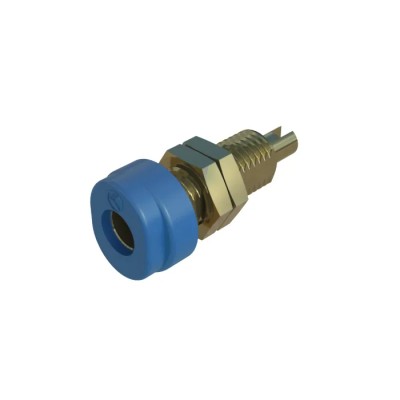 Hirschmann Test & Measurement Blue Female Banana Socket, 4 mm Connector, 60V dc, 16A, Gold Plating 930175702