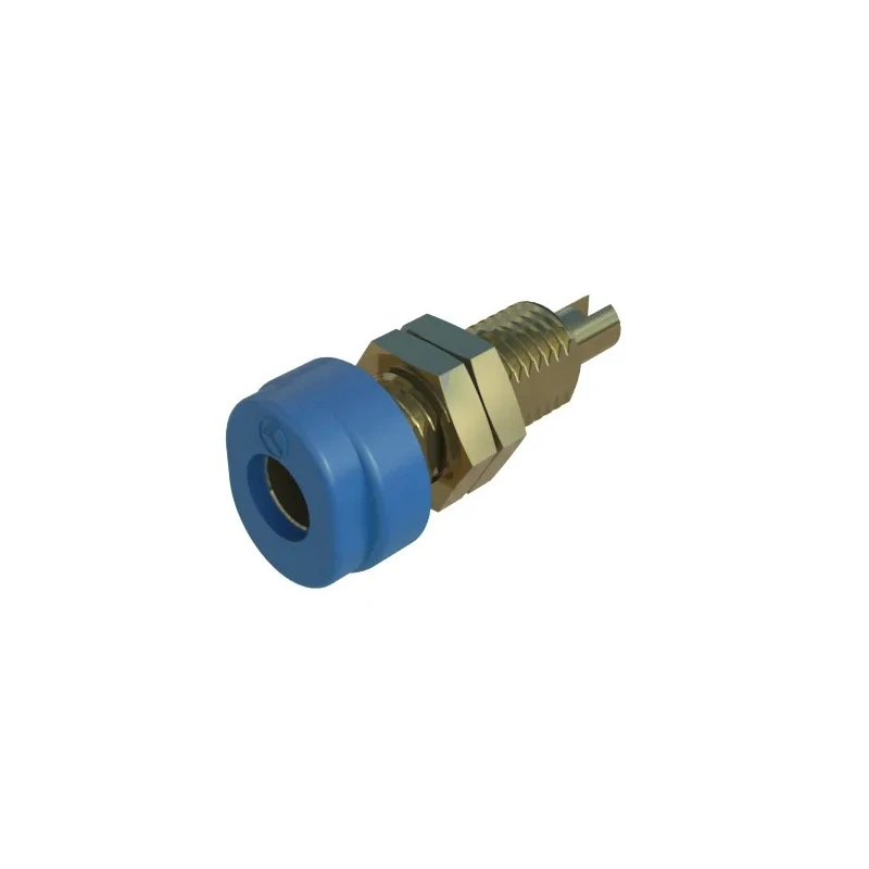 Hirschmann Test & Measurement Blue Female Banana Socket, 4 mm Connector, 60V dc, 16A, Gold Plating 930175702