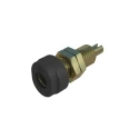 Hirschmann Test & Measurement Black Female Banana Socket 4 mm Connector 60V DC 16A Gold Plating 930175700