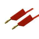 Hirschmann Test & Measurement Connector Test Lead 32A, 30 V AC, 60 V DC, Red, 1 m Lead Length 934063701