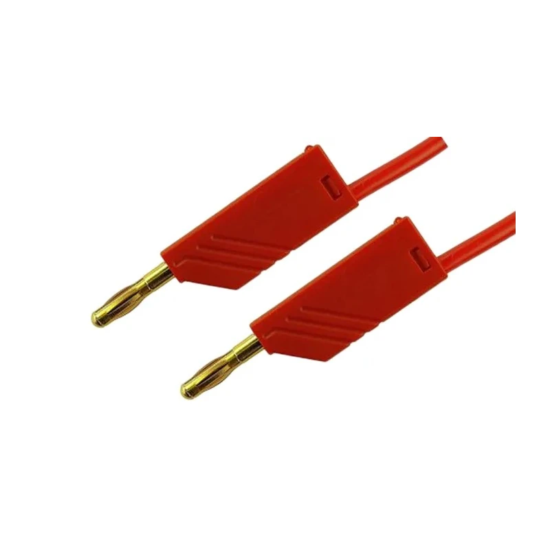 Hirschmann Test & Measurement Connector Test Lead 32A, 30 V AC, 60 V DC, Red, 1 m Lead Length 934063701