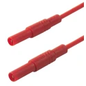 Hirschmann Test & Measurement Connector Test Lead 16A, 1000 V AC/DC, Red, 250 mm Lead Length 934070101