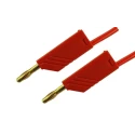Hirschmann Test & Measurement Connector Test Lead 32A, 30 V AC, 60 V DC, Red, 2m Lead Length 934066701