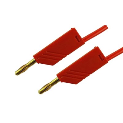Hirschmann Test & Measurement Connector Test Lead 32A, 30 V AC, 60 V DC, Red, 2m Lead Length 934066701