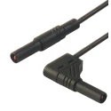 Hirschmann Test & Measurement Connector Test Lead 16A, 1000 V AC/DC, Black, 250mm Lead Length 934078100
