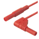 Hirschmann Test & Measurement Connector Test Lead 32A, 1000 V ac, 1000 V dc, Red, 250 mm Lead Length 934079101