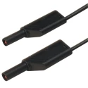 Hirschmann Test & Measurement Connector Test Lead 32A, 1000 V ac, 1000 V dc, Black, 250 mm Lead Length 934086100