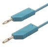 Hirschmann Test & Measurement Connector Test Lead 16A, 30 V AC, 60 V DC, Blue, 250 mm Lead Length 934090102