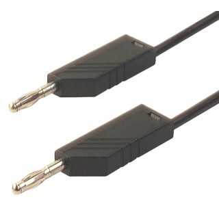 Hirschmann Test & Measurement Connector Test Lead 16A, 30 V AC, 60 V DC, Black, 1.5 m Lead Length 934093100
