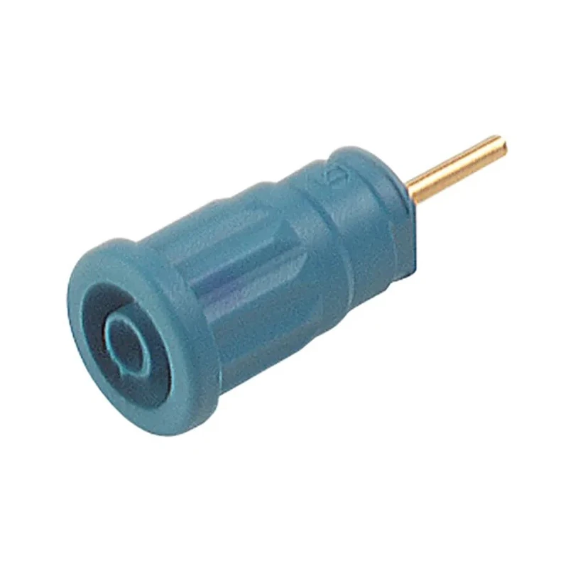 Hirschmann Test & Measurement Blue Female Banana Socket, 4 mm Connector, Solder Termination, 1000 V AC/DC, 24A 972363102