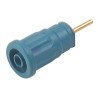 Hirschmann Test & Measurement Blue Female Banana Socket, 4 mm Connector, Solder Termination, 1000 V AC/DC, 24A 972363102