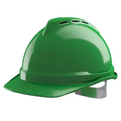 MSA Safety Green Ventilated Adjustable Safety Helmet ABS Shell EN 397 GV441-0000000-000