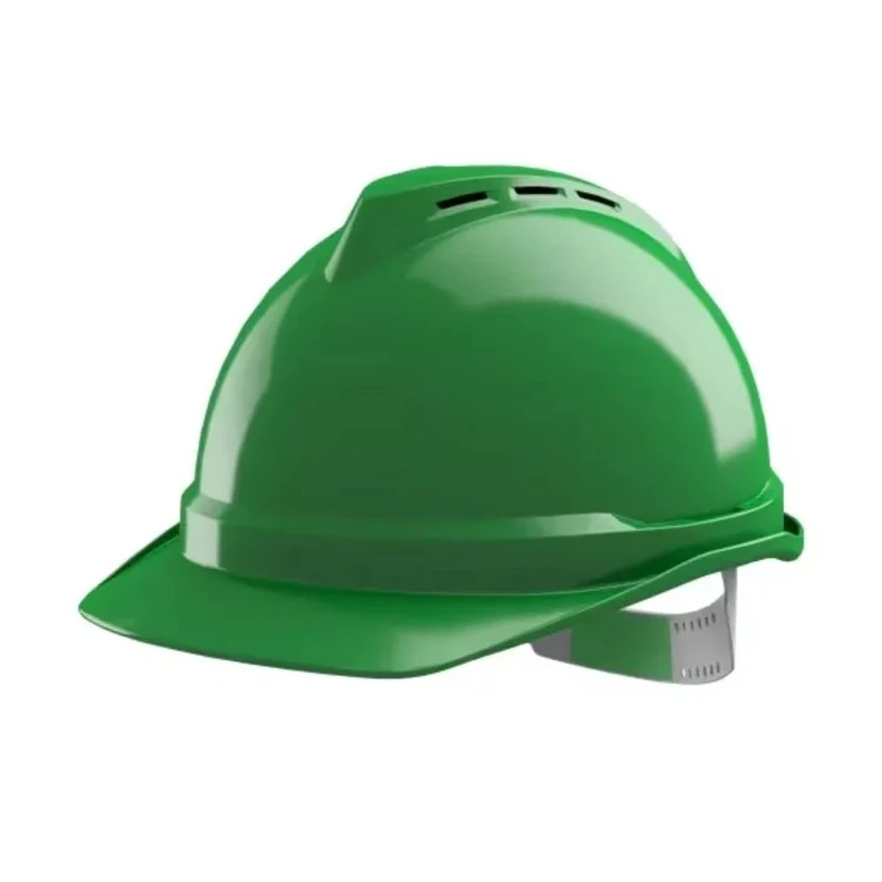 MSA Safety Green Ventilated Adjustable Safety Helmet ABS Shell EN 397 GV441-0000000-000