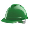 MSA Safety Green Ventilated Adjustable Safety Helmet ABS Shell EN 397 GV441-0000000-000