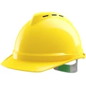 MSA Safety V-Gard 500 Yellow Safety Helmet Ventilated Adjustable GV421-0000000-000
