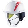 MSA Safety V-Gard 950 Class 1 White Safety Helmet with Chin Strap Included and Adjustable Suspension GVF1A-CBA000G-000