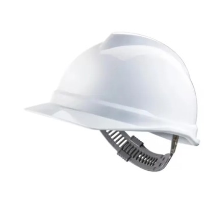 MSA Safety V-Gard 500 White Safety Helmet Adjustable GV511-0000000-000