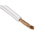 RS PRO White 0.12 mm² 24 AWG Hook Up Wire 19/0.12 mm Strands 100 m Ethylene Tetrafluoroethylene 885-0884