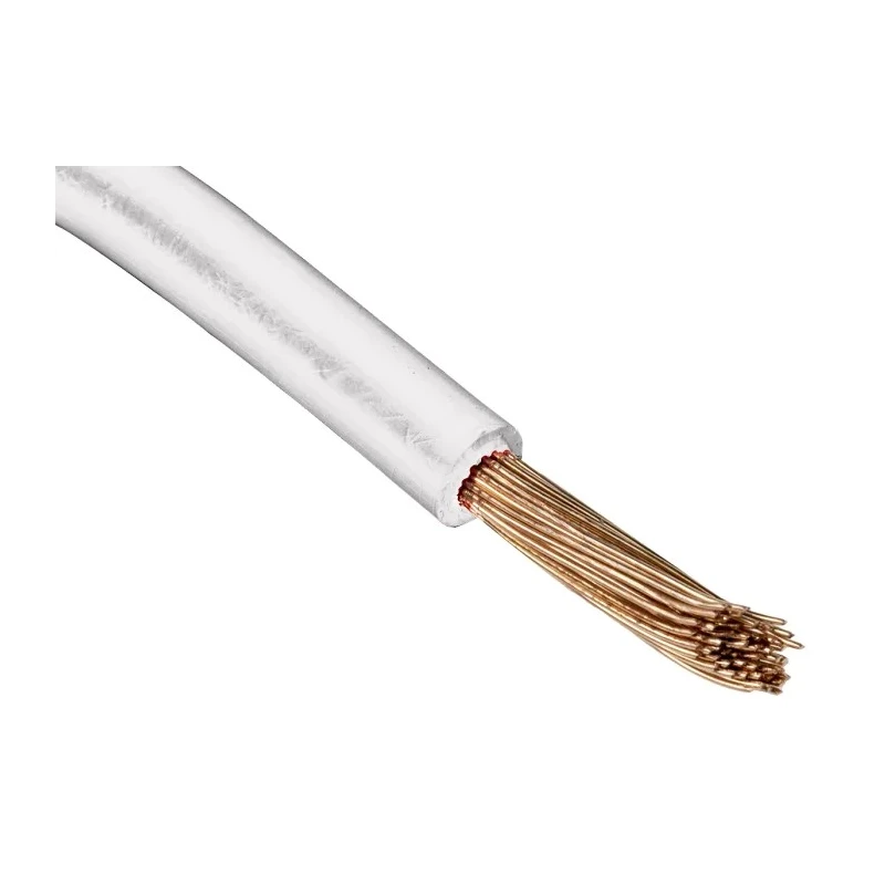RS PRO White 0.12 mm² 24 AWG Hook Up Wire 19/0.12 mm Strands 100 m Ethylene Tetrafluoroethylene 885-0884