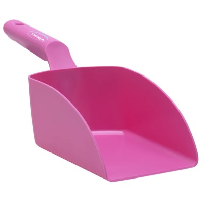 Vikan Polypropylene Measuring Scoop Pink 1 Litre Lightweight Durable Hand Scoop 56751