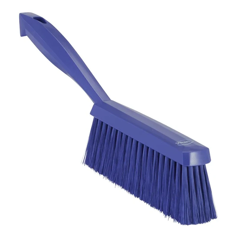 Vikan Purple Hand Brush with 48 mm Polyester Bristles, 110x330x35 mm, Soft Hand Brush 45878