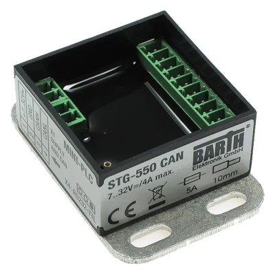 BARTH lococube Mini-PLC Series PLC I/O Module, 5-Input Analogue Digital, 5 Digital Outputs, 32.7 V dc, Panel Mount 0850-0550