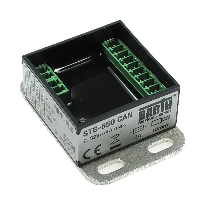 BARTH lococube Mini-PLC Series PLC I/O Module, 5-Input Analogue Digital, 5 Digital Outputs, 32.7 V dc, Panel Mount 0850-0550