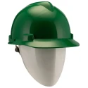 MSA Safety Green Adjustable Safety Helmet V-Gard GV141-0000000-000