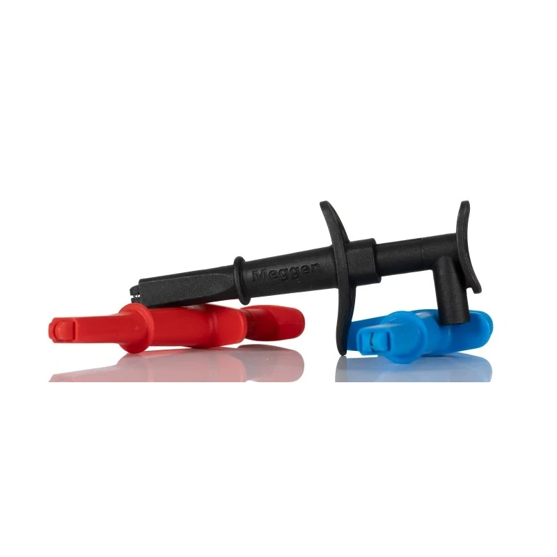 Megger Insulation Tester Crocodile Clip Set, For Use With MTR105 Rotating Machine Tester 1012-069