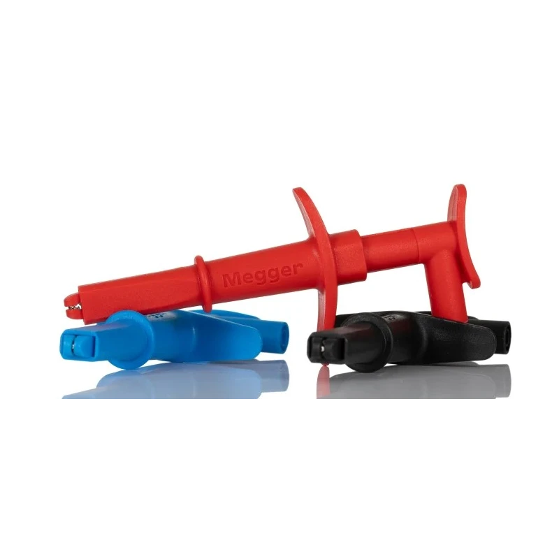 Megger Insulation Tester Crocodile Clip Set, For Use With MTR105 Rotating Machine Tester 1012-069