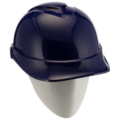 MSA Safety Blue Ventilated Adjustable Safety Helmet GV651-0000000-000