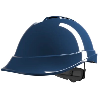 MSA Safety V-Gard 200 Blue Ventilated Adjustable Safety Helmet GV652-0000000-000