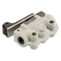 SMC Roller Lever Mechanical Valve 3/2 Way, Zinc Die Cast Alloy Body, Rc and NPT R 1/8 Port Size, 1 Mpa Pressure VM100