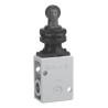 SMC Roller Plunger Pneumatic Manual Control Valve VM200 Series, Rc, NPT R 1/4, 1 Mpa, 1088 L/min, Zinc Die Cast VM230-02-06A