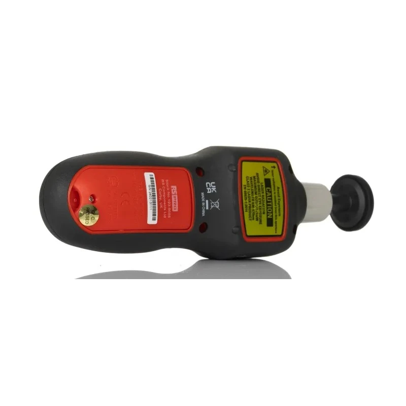 RS PRO High Accuracy Tachometer LCD Display ±0.05% + 1 digit Contact and Non-Contact RPM Meter 9 V Battery 193-8688
