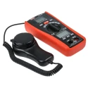 RS PRO Solar Power Meter & Digital Multimeter DT-1307, 1999 W/m² Max Light Level, Resolution 1 W/m², AAA Battery Powered