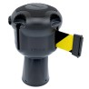 Skipper Silver Retractable Safety Barrier with Black and Yellow Tape, 9 m Length, 240 mm Height, 145 mm Width Skipper01-S B/Y