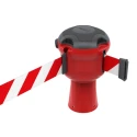 Skipper Red Safety Barrier Retractable Barrier with Red and White Tape, 9 m Length Skipper01-R R/W