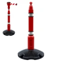 Skipper Red Safety Barrier Retractable Barrier with Red and White Tape, 9 m Length Skipper01-R R/W