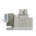 SMC Pneumatic Solenoid Valve 5 Ports Threaded Rc Connection 24V DC 0.5W Power SY3000