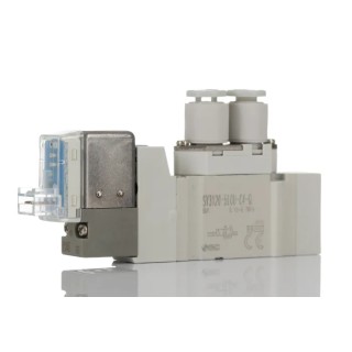 SMC Pneumatic Solenoid Valve 5 Ports Threaded Rc Connection 24V DC 0.5W Power SY3000